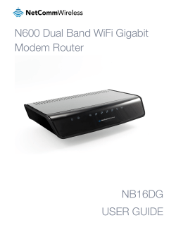 N600 Dual Band WiFi Gigabit Modem Router