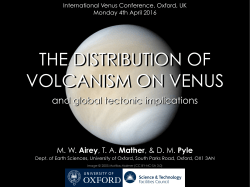 distribution - International Venus Conference 2016