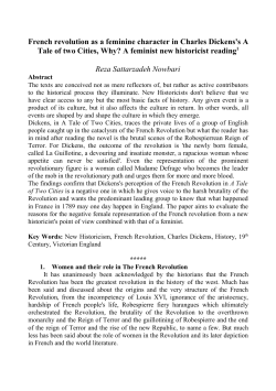 French revolution as a feminine character in - Inter