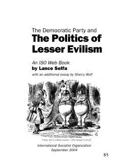 Dems All Pages - International Socialist Organization