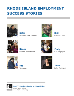 RI Employment Success Stories