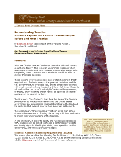 Understanding Treaties - Washington State Historical Society
