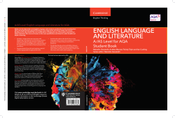english language and literature