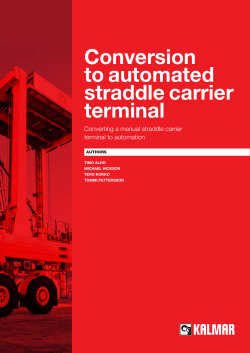 conversion to automated straddle carrier terminal