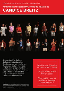 artist focus for secondary students