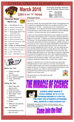 citrus springs elementary - Citrus County School District