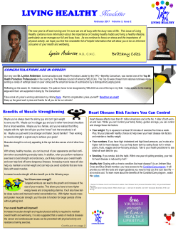Living Healthy Newsletter