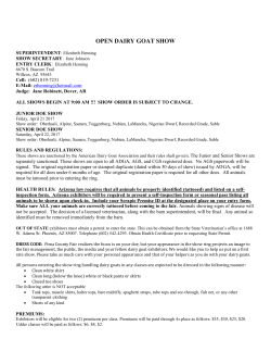 open dairy goat show