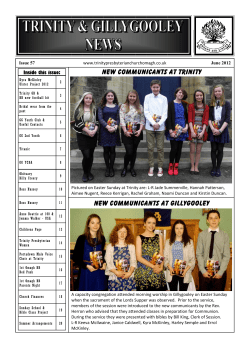 Issue 57 June 2012 - Trinity Presbyterian Church, Omagh