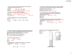 1. If 1.0 mole of methane reacts with oxygen to produce carbon