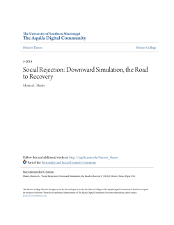 Downward Simulation, the Road to Recovery