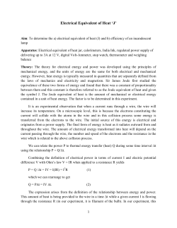 Electrical Equivalent of Heat `J`