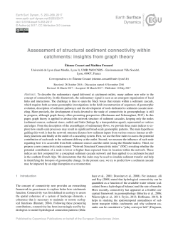 Assessment of structural sediment connectivity within