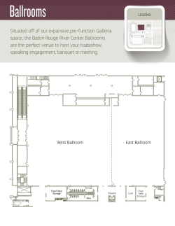 Ballrooms - Raising Cane`s River Center