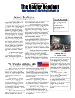 September 2012 - Toms River Regional Schools