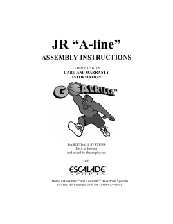 JR &ldquo;A-line&rdquo; - Basketball Goal Store