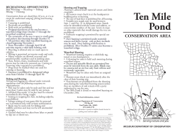 Ten Mile Pond Conservation Area