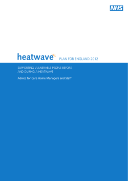 heatwave - Department of Health