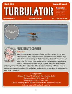 March - Rio Rancho R/C Home