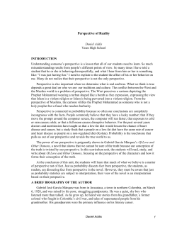 Understanding someone`s perspective is a lesson that all of our