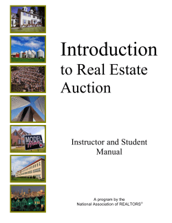 to Real Estate Auction