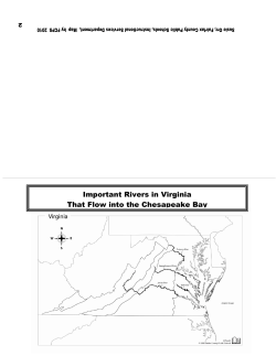 Important Rivers in Virginia That Flow into the