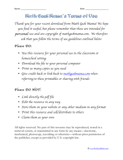 Absolute Value Lesson