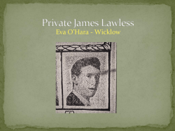 Private James Lawless