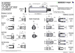 or 1.25" rod cylinder