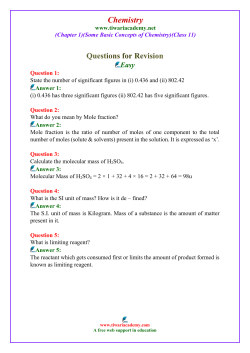 Some basic concepts of chemistry