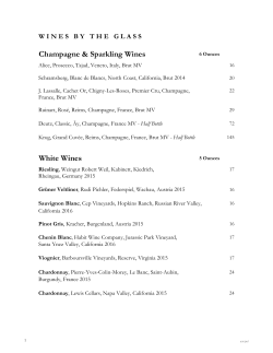 French Red Wine - Restaurant Gary Danko