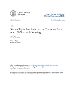 Owners` Equivalent Rent and the Consumer Price Index: 30 Years