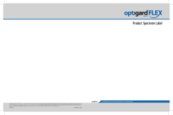 Product Specimen Label