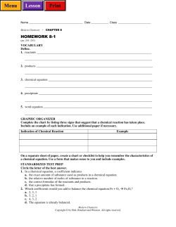 HOMEWORK 8-1 - losbanosusd.k12.ca.us