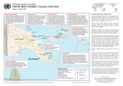 PAPUA NEW GUINEA: Country Overview