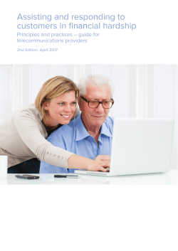 Assisting and responding to customers in financial hardship