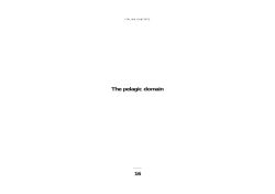 The pelagic domain 16