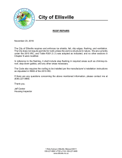 Interoffice Memo - City of Ellisville