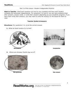Independent Practice Worksheet Teacher Version