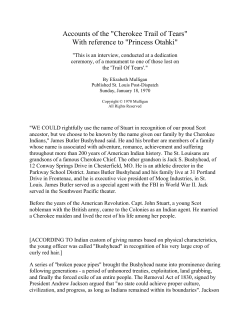 Accounts of the "Cherokee Trail of Tears" - Easy Peasy All-in