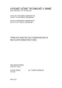 Template assisted electrodeposition of multilayer nanostructures