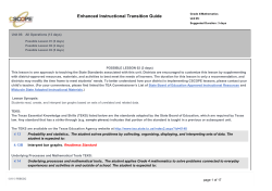 Operations Lesson Idea 2