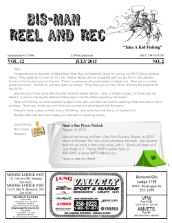 June 2015 - North Dakota Sportfishing Congress