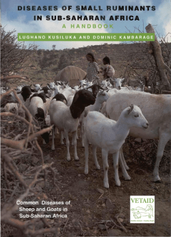 diseases of small ruminants - Food and Agriculture Organization of