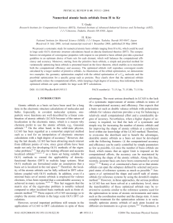 Numerical atomic basis orbitals from H to Kr