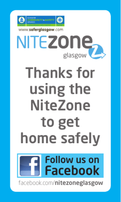 Thanks for using the NiteZone to get home safely