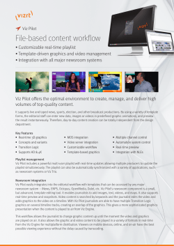 Product Sheet Viz Pilot