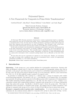 Polynomial Spaces: A New Framework for Composite-to