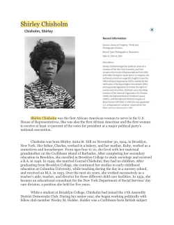 Shirley Chisholm - Willingboro School District