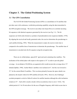 Chapter 3. The Global Positioning System